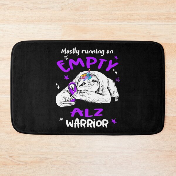 Item preview, Alzheimers Awareness  Mostly Running On Empty ALZ Warrior  designed and sold by OtiliaNikolaus.