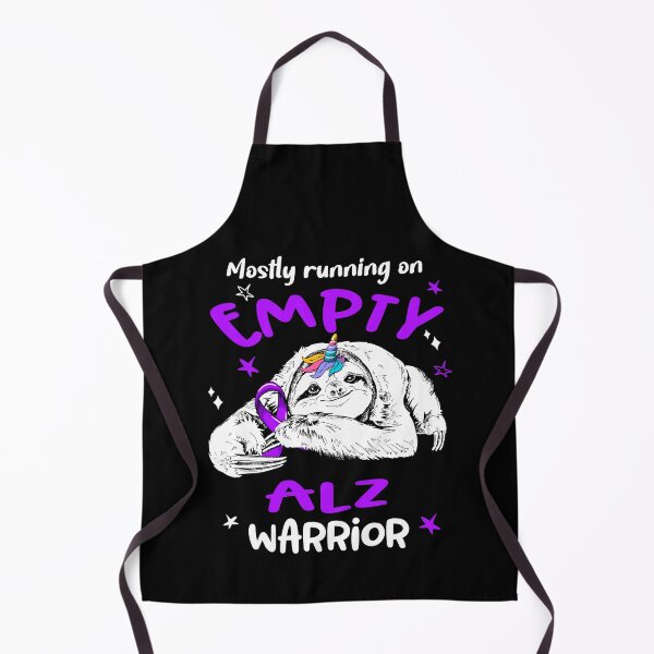 Item preview, Alzheimers Awareness  Mostly Running On Empty ALZ Warrior  designed and sold by OtiliaNikolaus.
