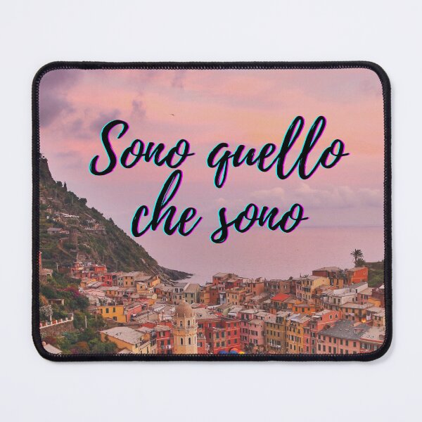 Item preview, I am what I am - popular Italian quotes theme gifts designed and sold by RebelliousRosee.