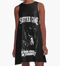 Sutter Cane ist in den Mund der Verrücktheit A-Linien Kleid