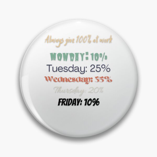 Item preview, Always give 100% at work designed and sold by Monst3rs.