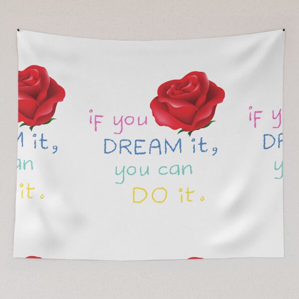 Item preview,  BEAUTIFUL RED ROSA./IF YOU DREAM IT YOU CAN DO IT. designed and sold by marie1919.