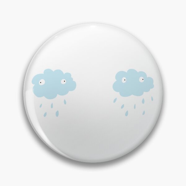 Item preview, Two Cute blue Cloud Rainy designed and sold by Weedvana.