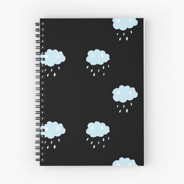 Item preview, Two Cute blue Cloud Rainy designed and sold by Weedvana.