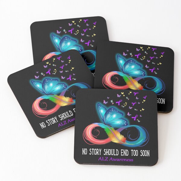Item preview, Alzheimers Awareness  No Story Should End Oo Soon ALZ Awareness Support ALZ Warrior Gifts  designed and sold by OtiliaNikolaus.