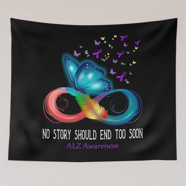 Item preview, Alzheimers Awareness  No Story Should End Oo Soon ALZ Awareness Support ALZ Warrior Gifts  designed and sold by OtiliaNikolaus.