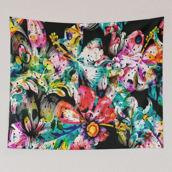 Item preview, Forest Full Of Bright Flowers Suitable For Cushions And Tote Bags designed and sold by MAX8-0.