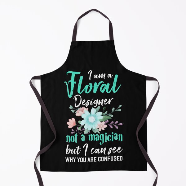 Item preview, Floral Designer Not A Magician Funny Florist Phrase designed and sold by Teapot-art.