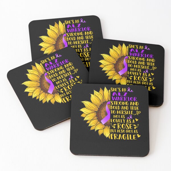 Item preview, Alzheimers Awareness  She's An ALZ Warrior Support ALZ Warrior Gifts  designed and sold by OtiliaNikolaus.