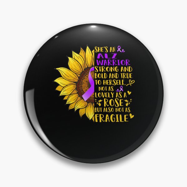 Item preview, Alzheimers Awareness  She's An ALZ Warrior Support ALZ Warrior Gifts  designed and sold by OtiliaNikolaus.