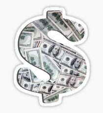 Hundred Dollar Bills Sticker