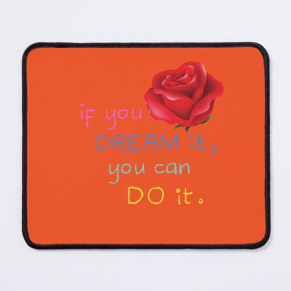 Item preview, BEAUTIFUL RED ROSA./IF YOU DREAM IT YOU CAN DO IT. designed and sold by marie1919.