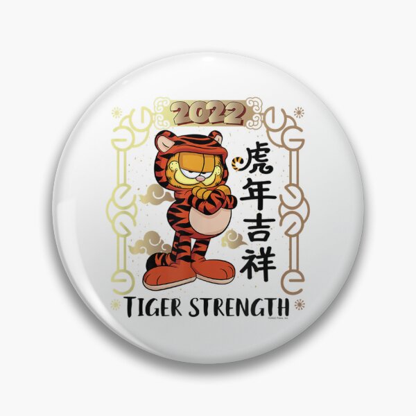 Item preview,  Chinese New Year 2022 Garfield Tiger Strength designed and sold by JackSpark17.