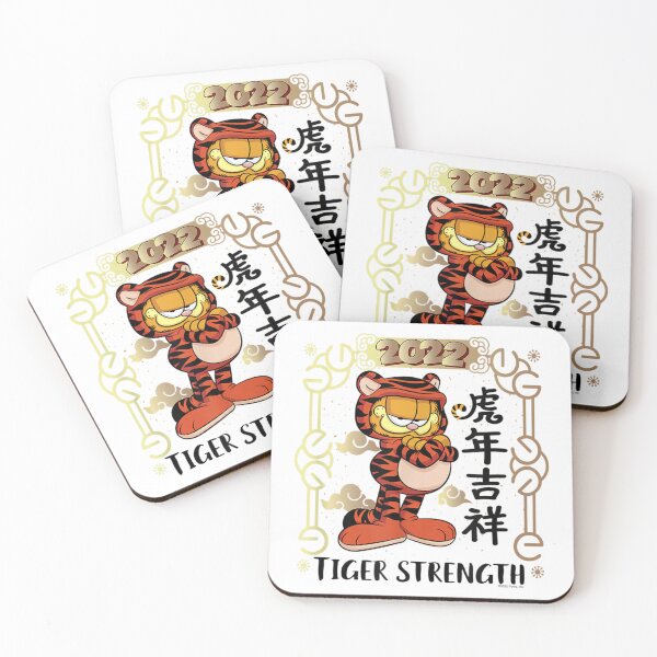 Item preview,  Chinese New Year 2022 Garfield Tiger Strength designed and sold by JackSpark17.