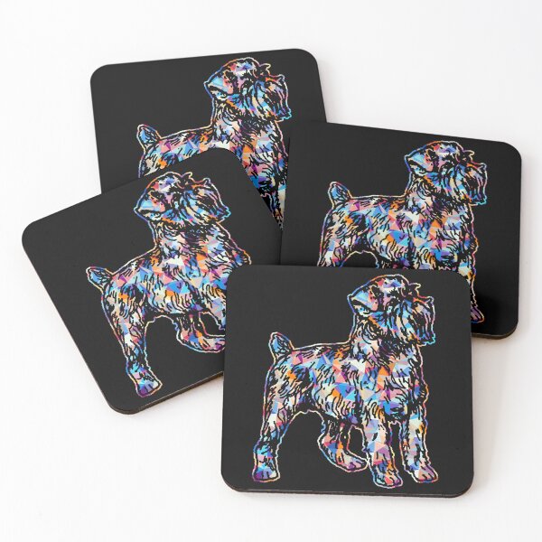 Item preview, Cool And Awesome Brussels Griffon Geometric designed and sold by UnknownArtistt.