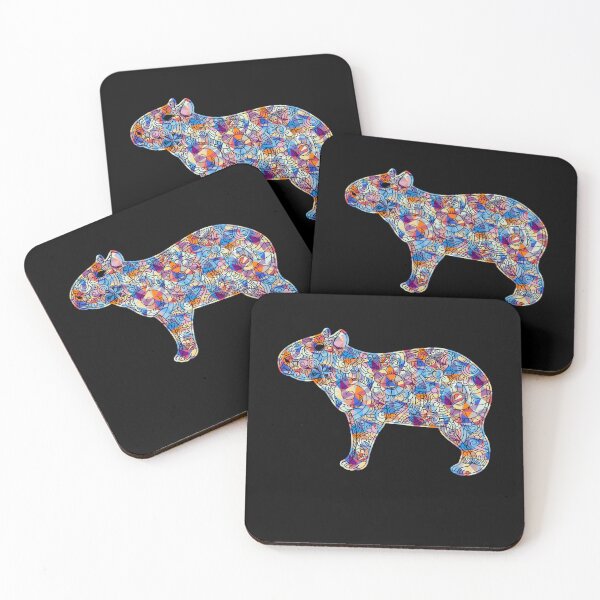 Item preview, Cool And Awesome Capybara Geometric designed and sold by UnknownArtistt.