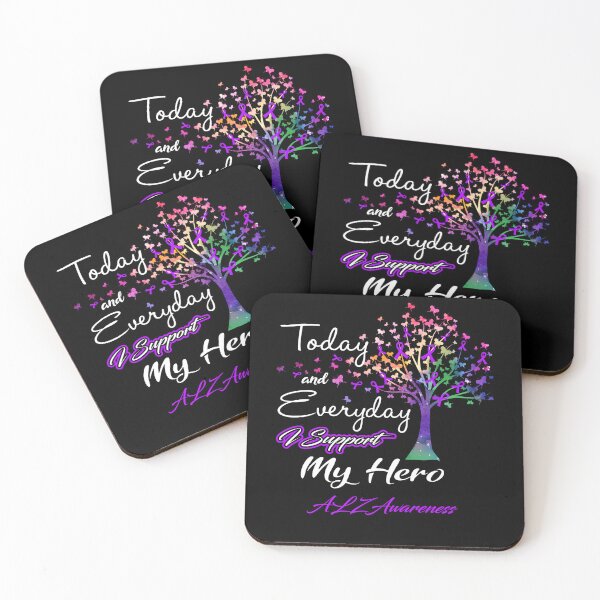 Item preview, Alzheimers Awareness  Today And Everyday I Support My Hero ALZ Awareness Support ALZ Warrior Gifts  designed and sold by OtiliaNikolaus.