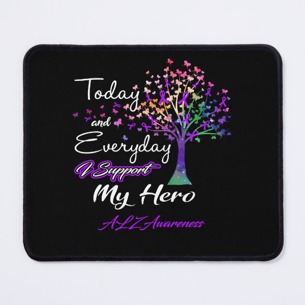 Item preview, Alzheimers Awareness Today And Everyday I Support My Hero ALZ Awareness Support ALZ Warrior Gifts designed and sold by OtiliaNikolaus.