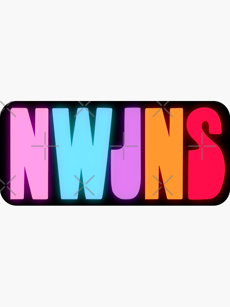 Newjeans Nwjns Logo Sticker For Sale By Xenocene Redbubble