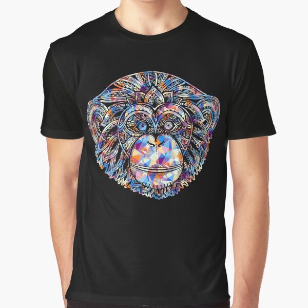 Item preview, Cool And Awesome Chimpanzee Geometric designed and sold by UnknownArtistt.