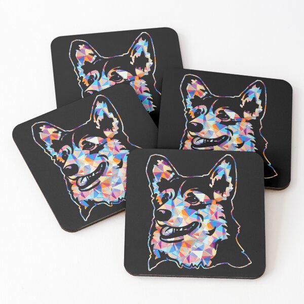 Item preview, Cool And Awesome Corgi Geometric designed and sold by UnknownArtistt.