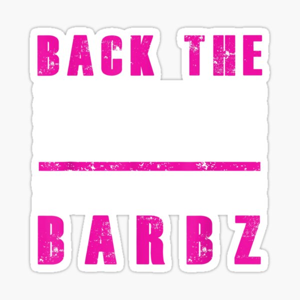 " Back The Barbz Flag Love Barbs Loyal Fan" Sticker For Sale By Neno23 ...