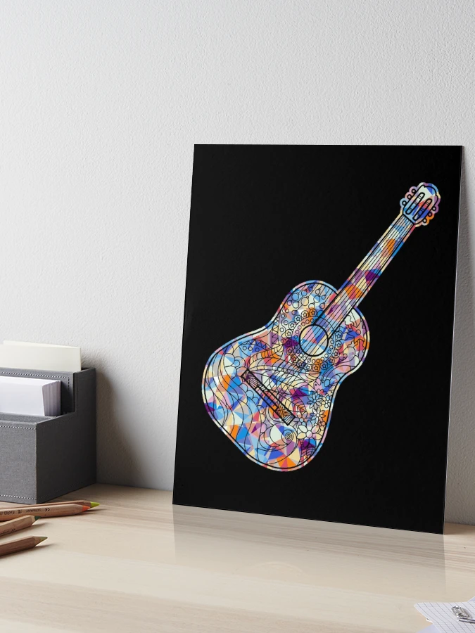 Cool And Awesome Acoustic Guitar Geometric