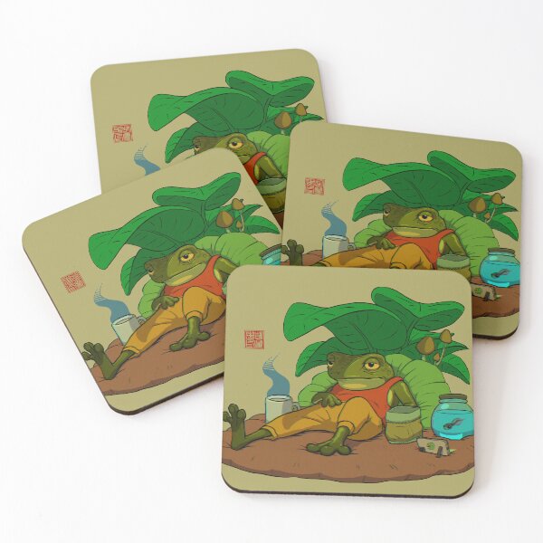 Item preview, A Frog and His Son Tired designed and sold by DingHuArt.