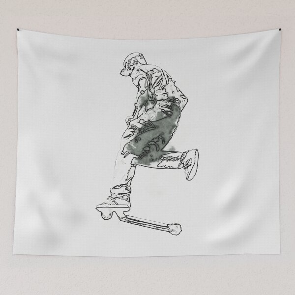 Item preview, Stunt Scooter Trick - Scooter Rider designed and sold by NaturePrints.