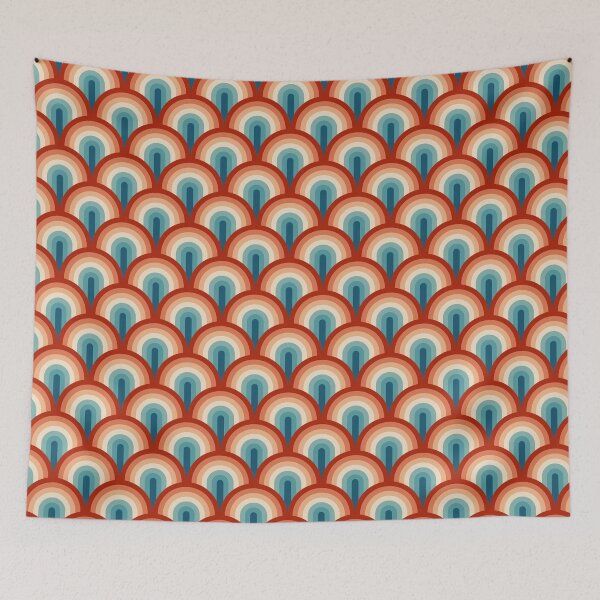 Item preview, Boho Bohemian Abstract Retro Rainbow Pattern Shabby Chic designed and sold by Draculaura2009.