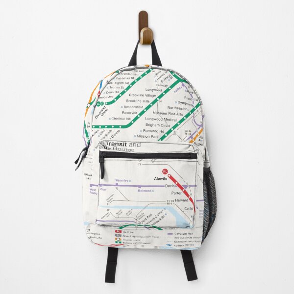 Item preview, Boston Area Transport System Map designed and sold by KALEIDOSCOPE UK.