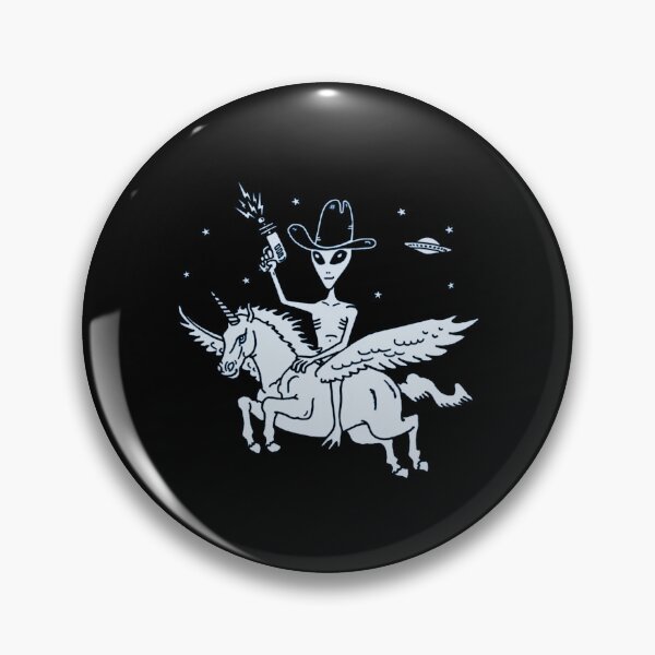 Item preview, Alien Riding Unicorn designed and sold by shopVimGic.