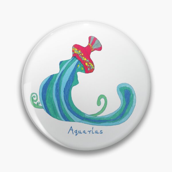 Item preview, Aquarius Zodiac Sign (large text) designed and sold by artimeencf.