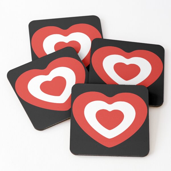 Item preview, Heart Target black designed and sold by Graphicganga.