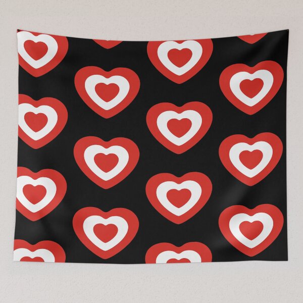 Item preview, Heart Target black designed and sold by Graphicganga.