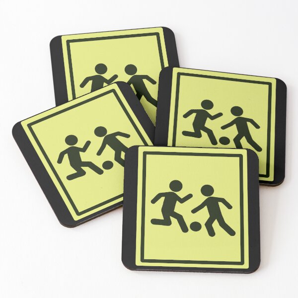 Item preview, Soccer Warning Sign designed and sold by LightShoppe.