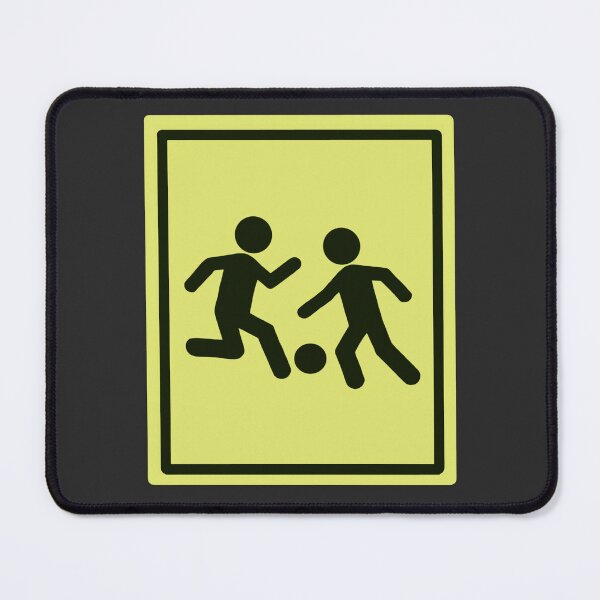 Item preview, Soccer Warning Sign designed and sold by LightShoppe.
