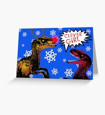 Raptor Noel! Greeting Card