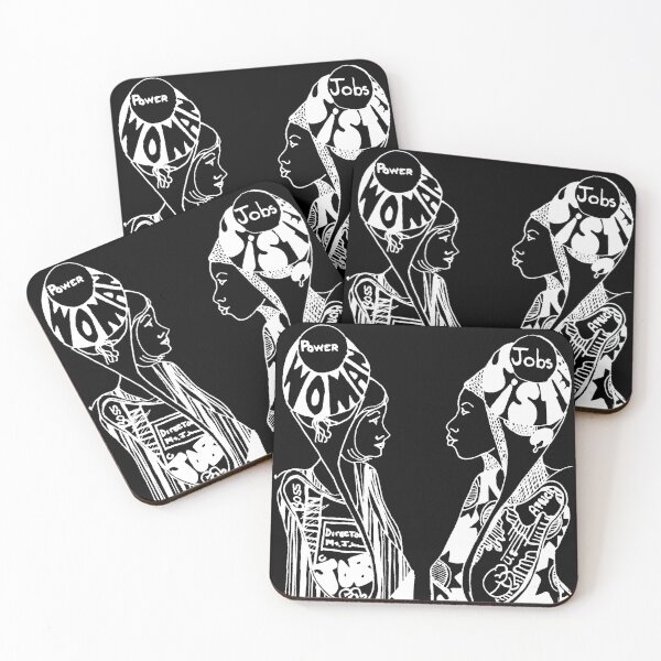Item preview, "Black Women, Feminism, and Black Liberation" Vintage Illustration Black Power designed and sold by ez-does-it.