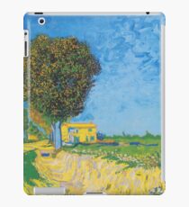 Avenue at Arles with houses - Vincent Van Gogh iPad Case/Skin