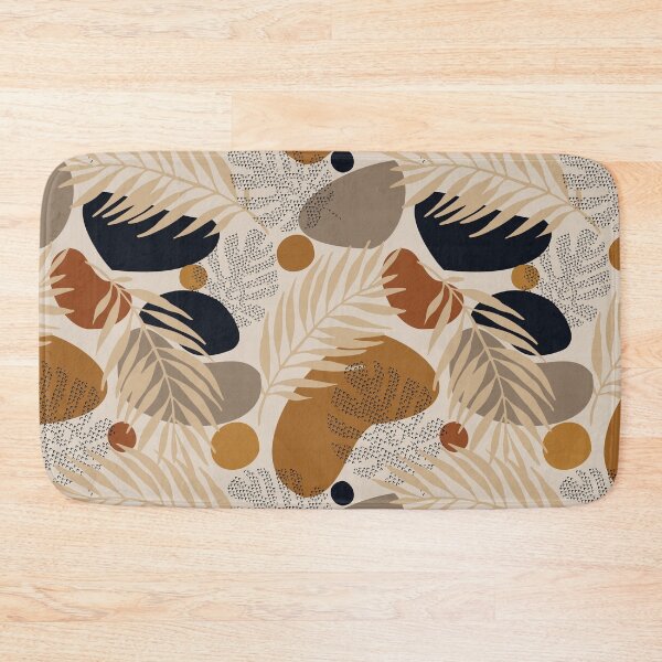 Item preview, Abstract Fern Boho Bohemian Pattern Shabby Chic Brown Tan designed and sold by Draculaura2009.