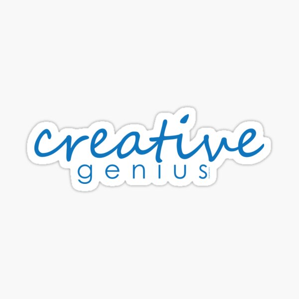 Creative Genius Sticker
