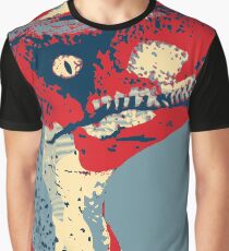 Raptor Propaganda - Cleveres Mädchen Grafik T-Shirt