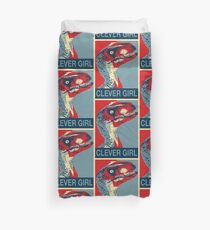 Raptor Propaganda - Clever Girl Duvet Cover