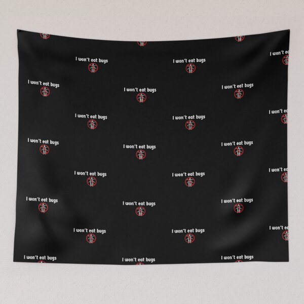 Item preview, I won't eat bugs (dark background) designed and sold by SidefatSayings.