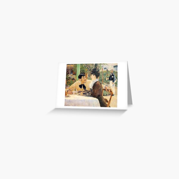Item preview, At Father Lathuille's. Edouard Manet  designed and sold by OldTimeArt.
