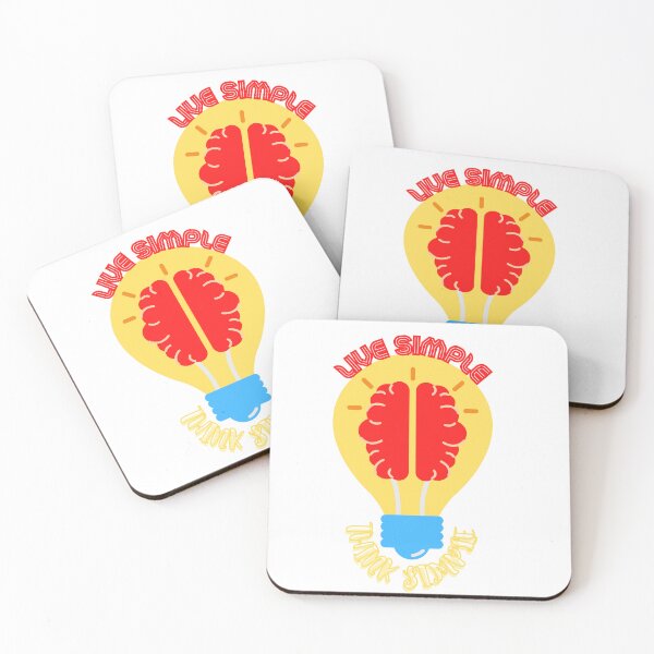 Item preview, Live simple think simple designed and sold by RAJSHIVA.
