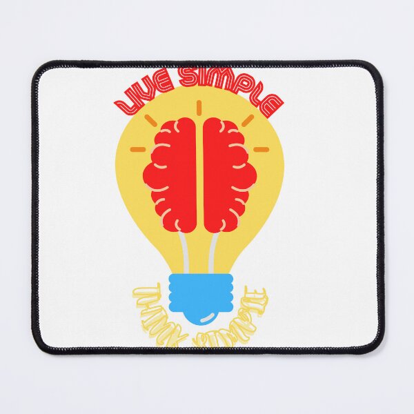 Item preview, Live simple think simple designed and sold by RAJSHIVA.