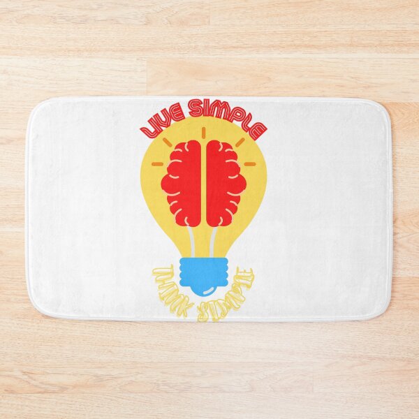 Item preview, Live simple think simple designed and sold by RAJSHIVA.