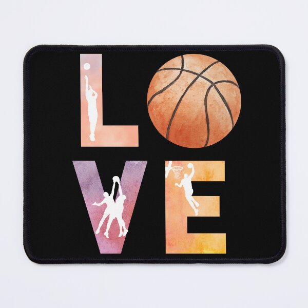 Artikelvorschau, Liebes-Basketball, Frauen-Basketball, Aquarell-Basketball entworfen und verkauft von JKDESIGNS61219.